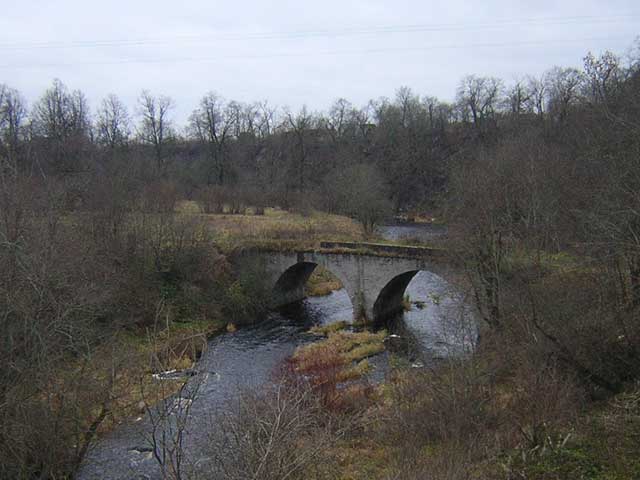 Мост через реку Лаву в Васильково.