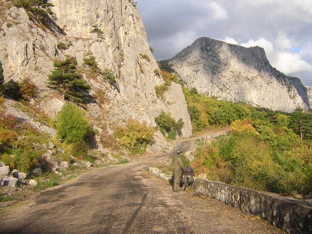 Верхняя дорога по Южному Берегу Крыма.