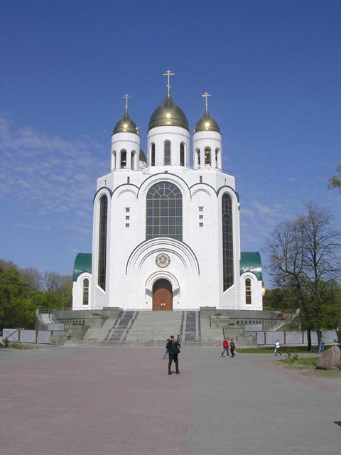 Православный собор на площади Победы - новодел