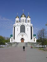 Православный собор на площади Победы - новодел